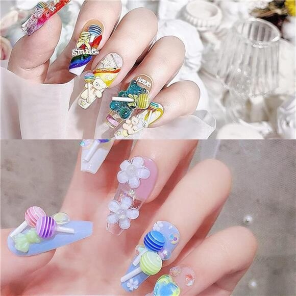 3D Bear Candy Nail Charms, Assorted Color - Picture 6 of 7